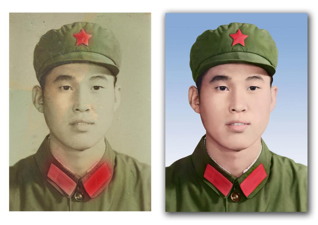 安居破损照片修复-18
